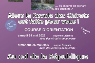 Course d’orientation « La Revole des Chirats »_La Versanne