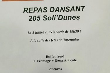 Repas dansant_Tarentaise