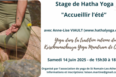 Stage de Hatha Yoga « Accueillir l’été »_Saint-Romain-les-Atheux