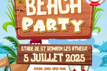Animation Beach Party_Saint-Romain-les-Atheux