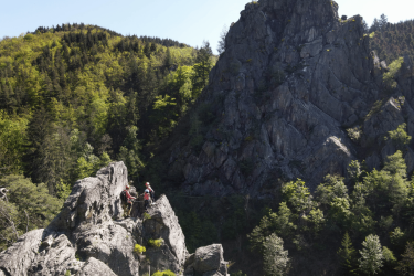 Eté 2025 – Bougez dans le Pilat – Via Ferrata adulte / Tyrolienne (à partir de 140 cm soit 10-12 ans) – Planfoy_Planfoy