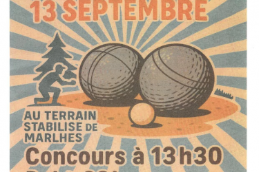 Concours de pétanque + Bal_Marlhes
