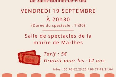 Théâtre « Sciopero générale »_Marlhes