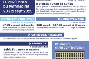 Journées Européennes du Patrimoine – Le patrimoine industriel du tissage à Saint-Julien-Molin-Molette_Saint-Julien-Molin-Molette