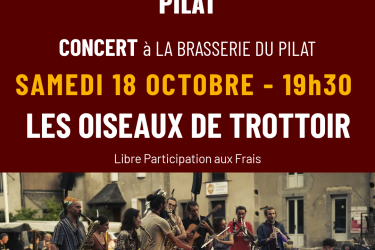 La Brasserie du Pilat – Concert – Les Oiseaux de Trottoir_Saint-Julien-Molin-Molette