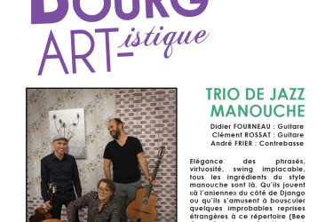 « Diabolo Swing » Trio de Jazz Manouche – Saison culturelle municipale_Bourg-Argental