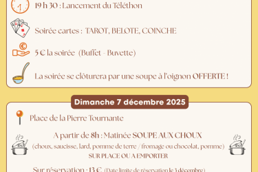 Soirée cartes – Téléthon_Saint-Sauveur-en-Rue