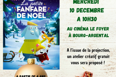 Les Cin’Echanges – Film « La petite fanfare de Noël »_Bourg-Argental