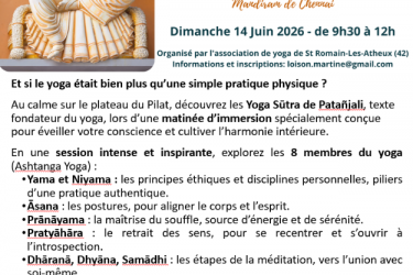 Atelier « Immersion en Yoga »_Saint-Romain-les-Atheux