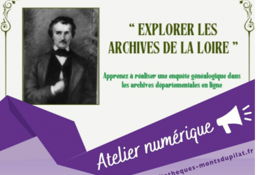 Atelier « Initiation à la recherche généalogique »_La Versanne