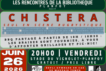 Les rencontres de la bibliothèque – Théâtre Chistera_Planfoy