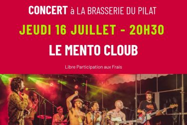 La Brasserie du Pilat – Concert – LE MENTO CLOUB_Saint-Julien-Molin-Molette