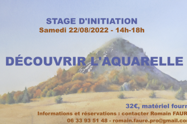 Stage d&rsquo;initiation à l&rsquo;aquarelle_Tarentaise
