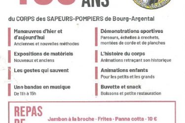 180 ans du Corps des Sapeurs-Pompiers de Bourg-Argental_Bourg-Argental